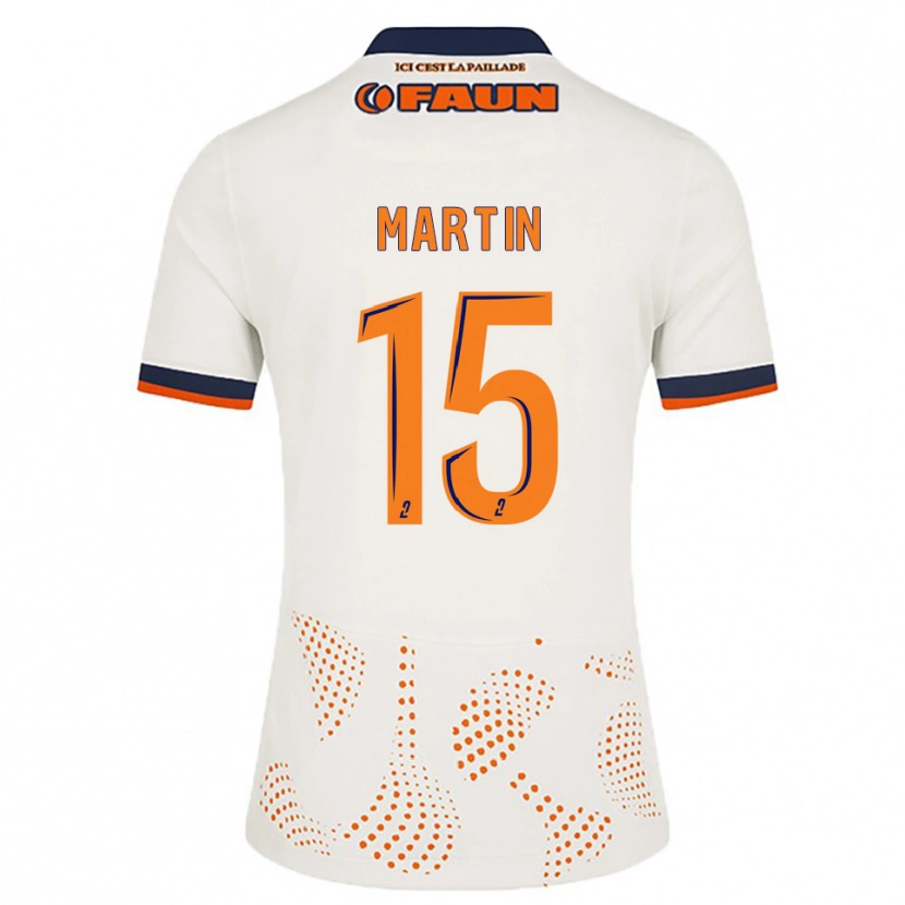 Danxen Herren Gabriel Martin #15 Weiß Orange Auswärtstrikot Trikot 2025/26 T-Shirt Österreich