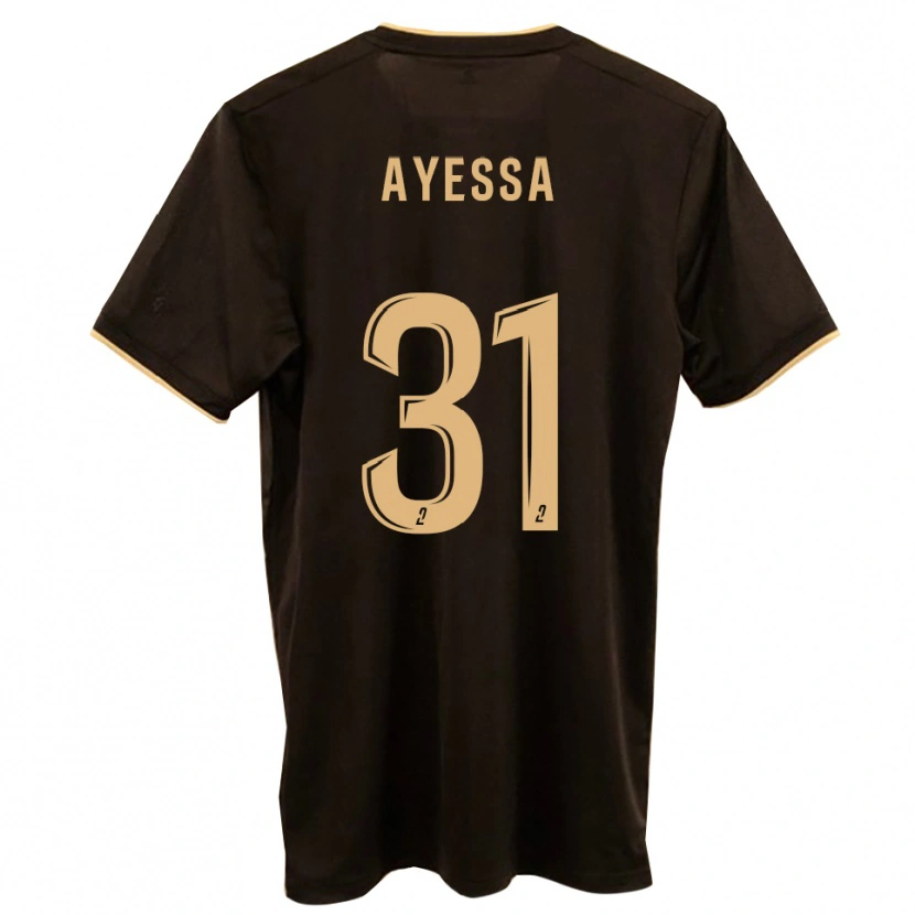 Danxen Herren Jésah Ayessa #31 Blau Rot Auswärtstrikot Trikot 2025/26 T-Shirt Österreich