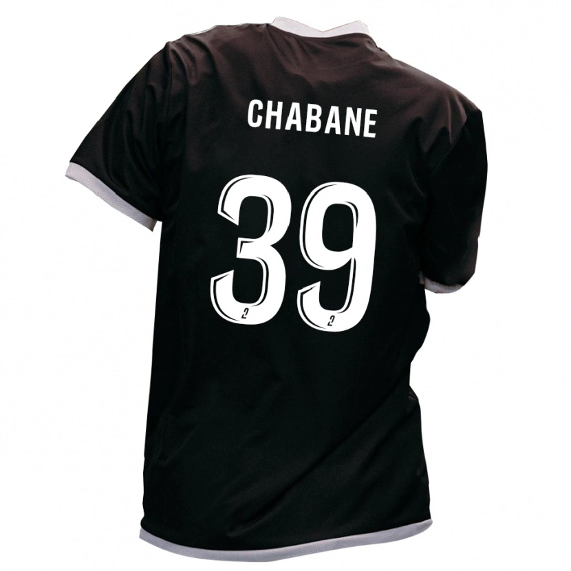 Danxen Herren Amine Chabane #39 Schwarz Gold Auswärtstrikot Trikot 2025/26 T-Shirt Österreich