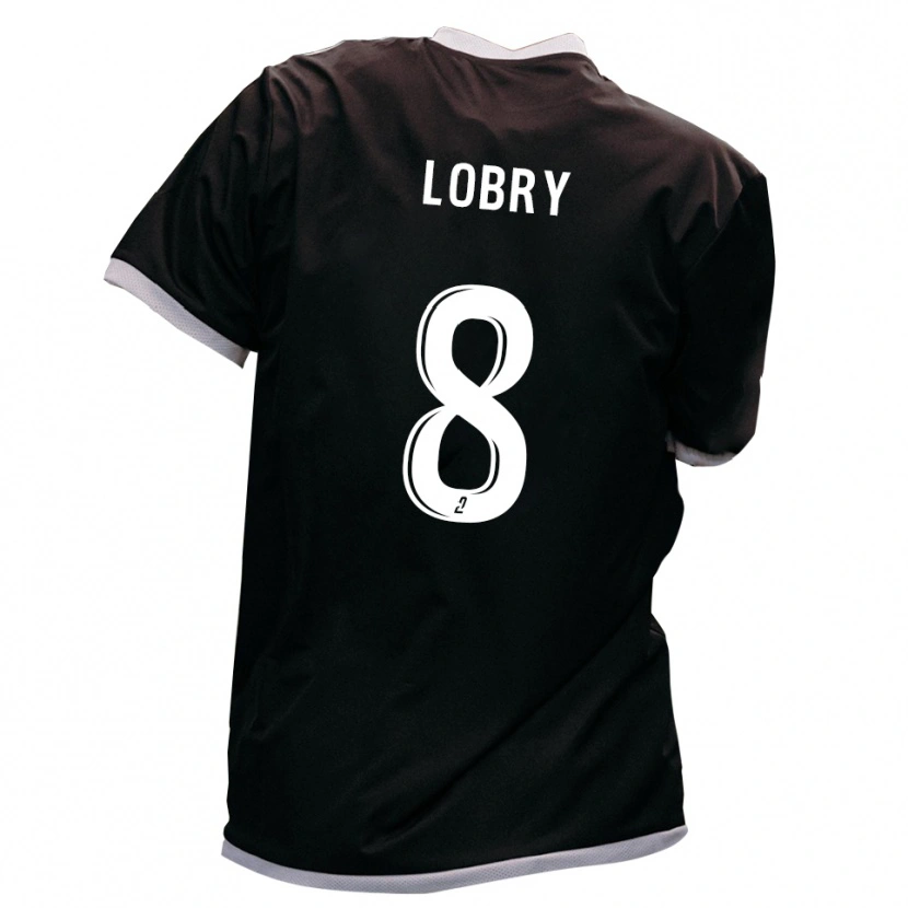 Danxen Herren Victor Lobry #8 Schwarz Gold Auswärtstrikot Trikot 2025/26 T-Shirt Österreich