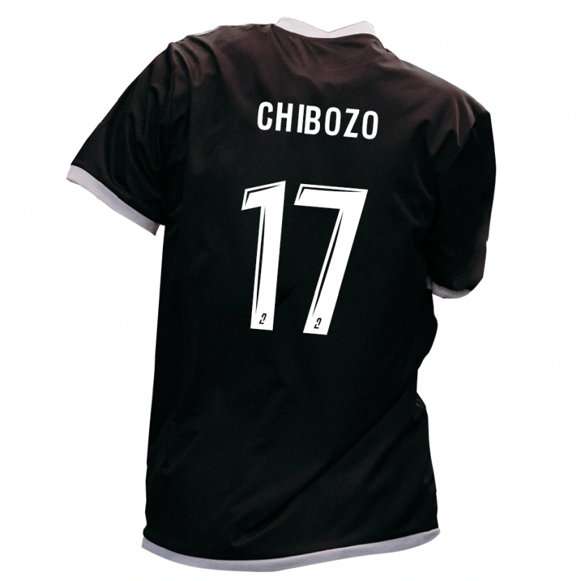 Danxen Herren Josué Chibozo #17 Schwarz Gold Auswärtstrikot Trikot 2025/26 T-Shirt Österreich