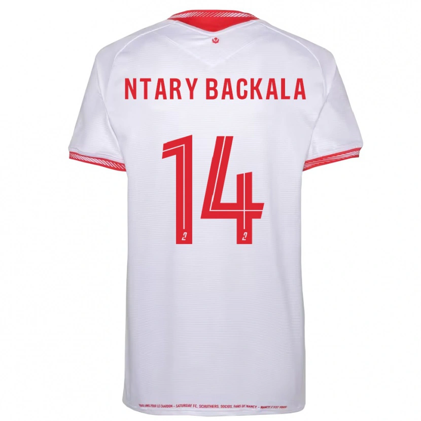 Danxen Herren Jordy Ntary Backala #14 Schwarz Rot Auswärtstrikot Trikot 2025/26 T-Shirt Österreich