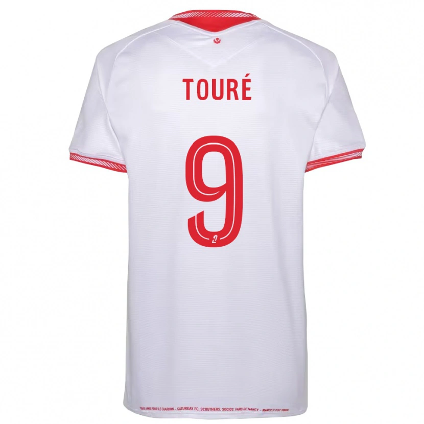 Danxen Herren Cheikh Touré #9 Schwarz Rot Auswärtstrikot Trikot 2025/26 T-Shirt Österreich