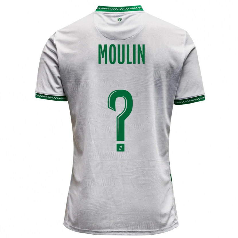 Danxen Herren Noah Moulin #0 Weiß Grün Auswärtstrikot Trikot 2025/26 T-Shirt Österreich