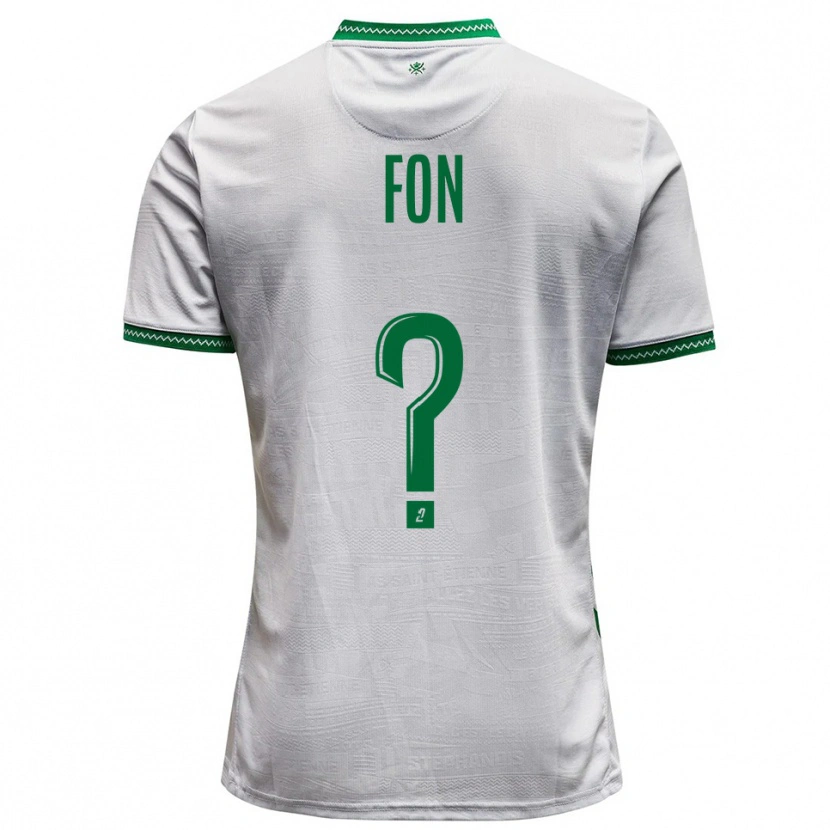 Danxen Herren Welma Fon #0 Weiß Grün Auswärtstrikot Trikot 2025/26 T-Shirt Österreich