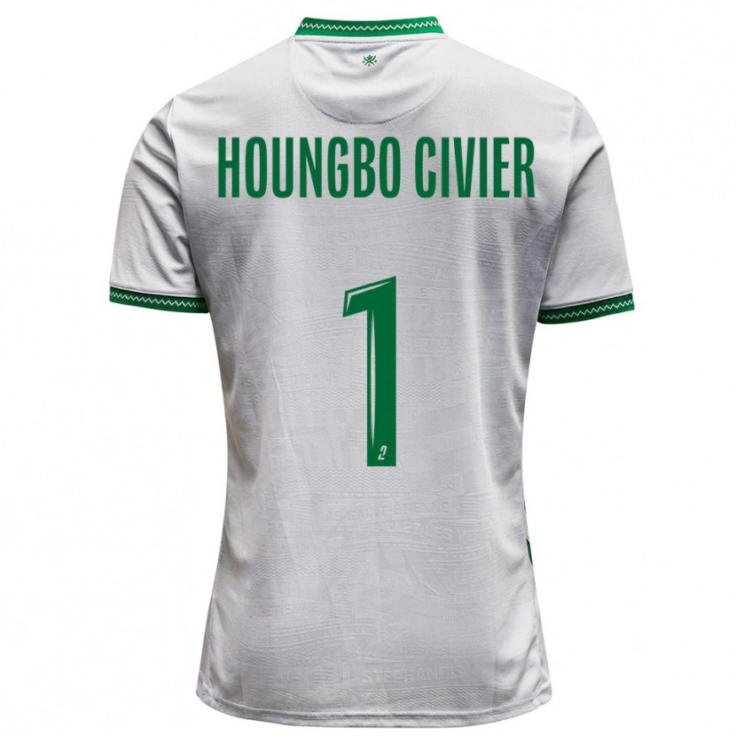 Danxen Herren Matéo Houngbo Civier #1 Weiß Grün Auswärtstrikot Trikot 2025/26 T-Shirt Österreich