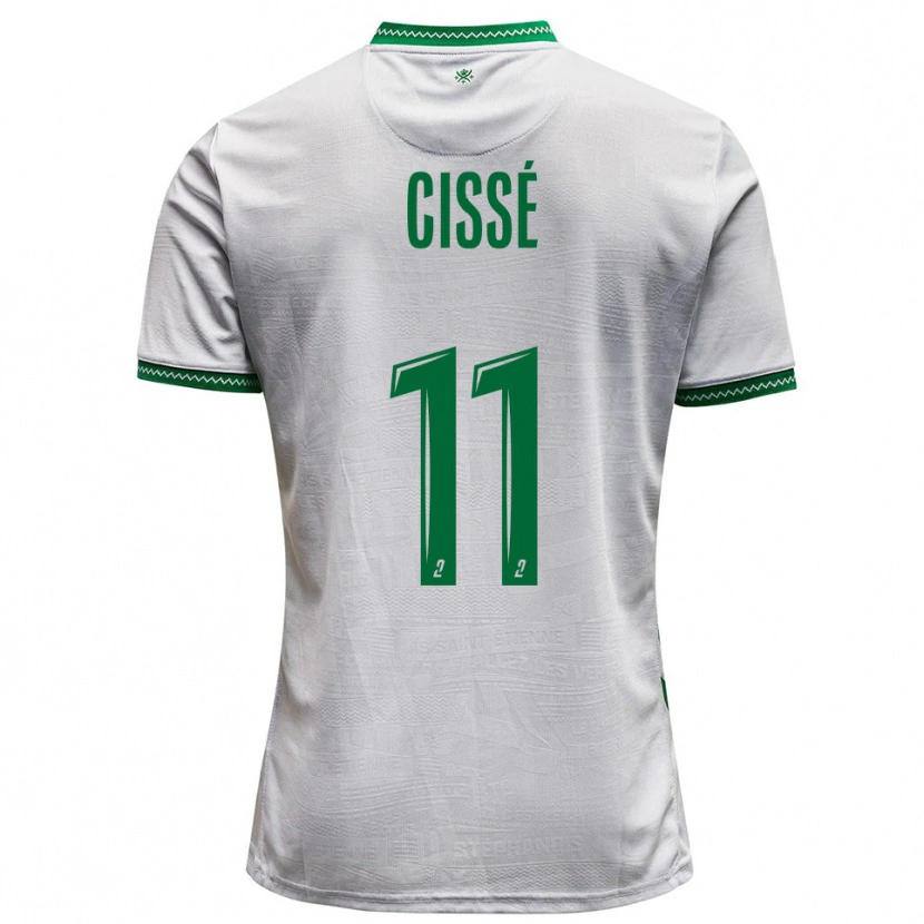 Danxen Herren Karim Cissé #11 Weiß Grün Auswärtstrikot Trikot 2025/26 T-Shirt Österreich