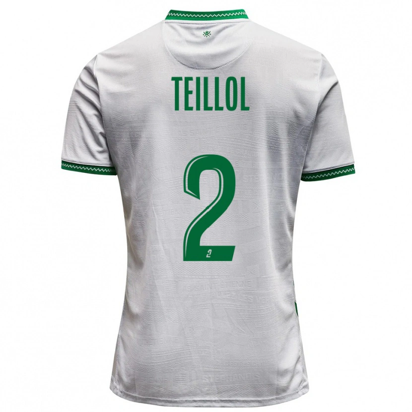 Danxen Herren Tom Teillol #2 Weiß Grün Auswärtstrikot Trikot 2025/26 T-Shirt Österreich