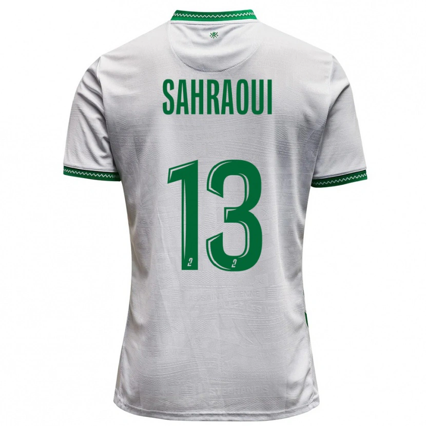 Danxen Herren Jebryl Sahraoui #13 Weiß Grün Auswärtstrikot Trikot 2025/26 T-Shirt Österreich