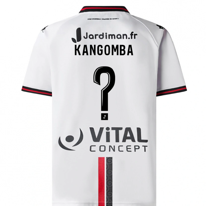 Danxen Herren Kayne Kangomba #0 Weiß Rot Auswärtstrikot Trikot 2025/26 T-Shirt Österreich
