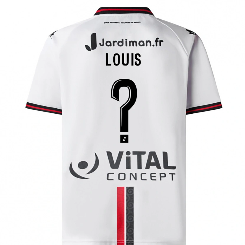 Danxen Herren Jonathan Louis #0 Weiß Rot Auswärtstrikot Trikot 2025/26 T-Shirt Österreich