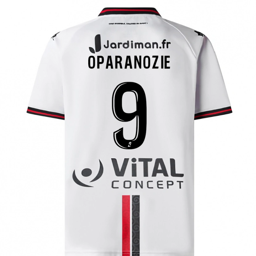 Danxen Herren Desire Oparanozie #9 Weiß Rot Auswärtstrikot Trikot 2025/26 T-Shirt Österreich