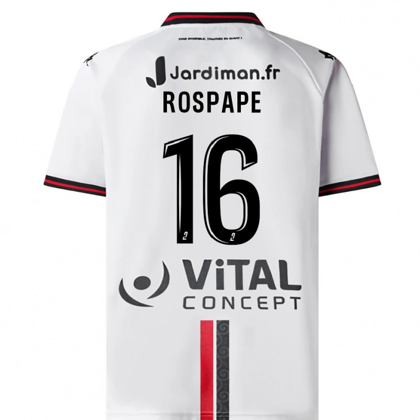 Danxen Herren Milo Rospape #16 Weiß Rot Auswärtstrikot Trikot 2025/26 T-Shirt Österreich