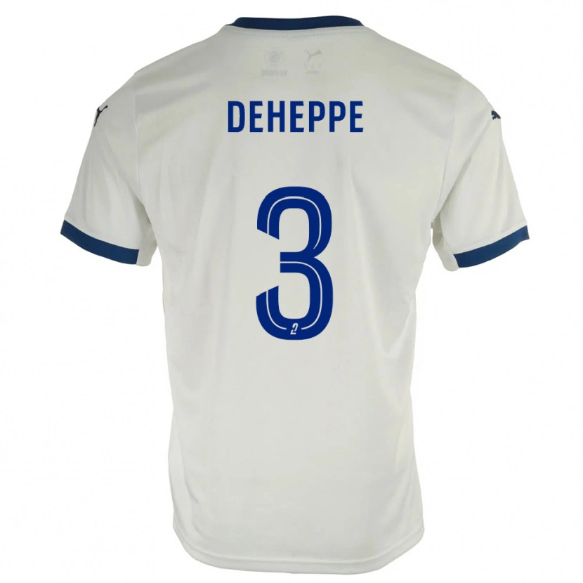 Danxen Herren Nathan Deheppe #3 Weiß Blau Auswärtstrikot Trikot 2025/26 T-Shirt Österreich
