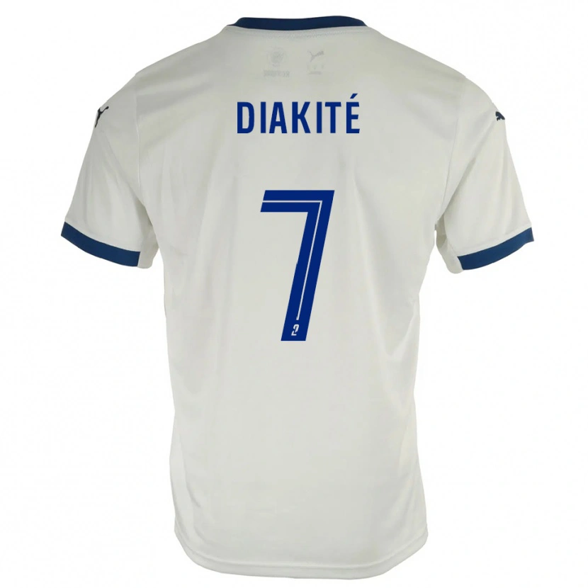 Danxen Herren Amadou Diakité #7 Weiß Blau Auswärtstrikot Trikot 2025/26 T-Shirt Österreich