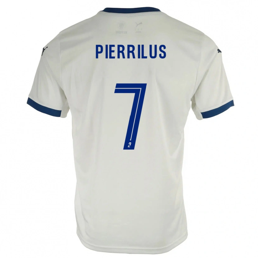 Danxen Herren Wylan Pierrilus #7 Weiß Blau Auswärtstrikot Trikot 2025/26 T-Shirt Österreich