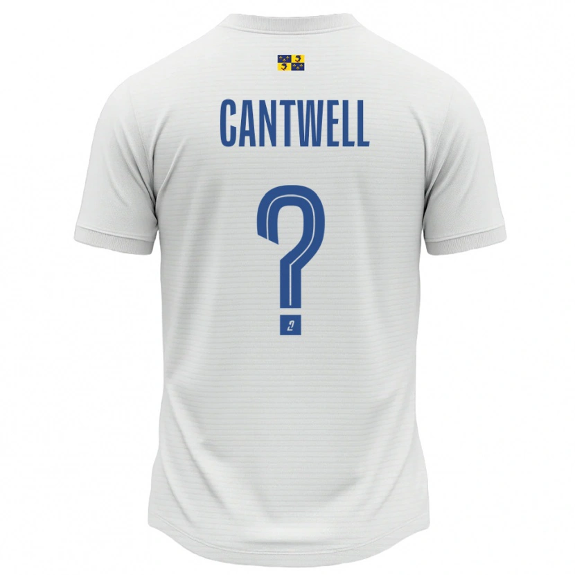Danxen Herren Anna Cantwell #0 Weiß Blau Auswärtstrikot Trikot 2025/26 T-Shirt Österreich