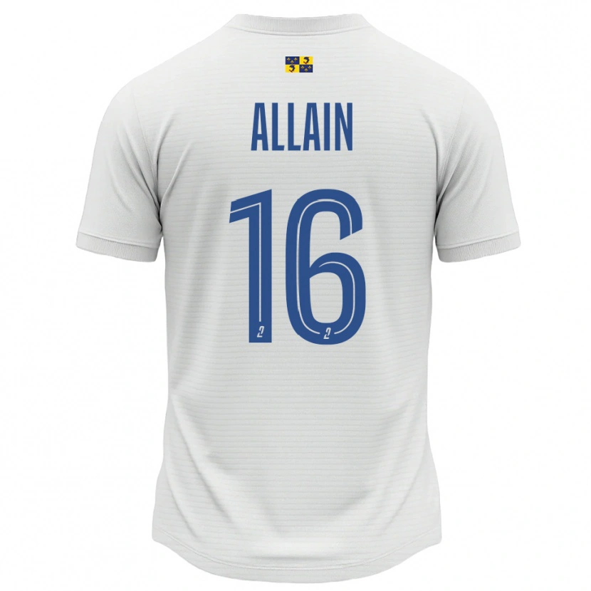 Danxen Herren Bobby Allain #16 Weiß Blau Auswärtstrikot Trikot 2025/26 T-Shirt Österreich