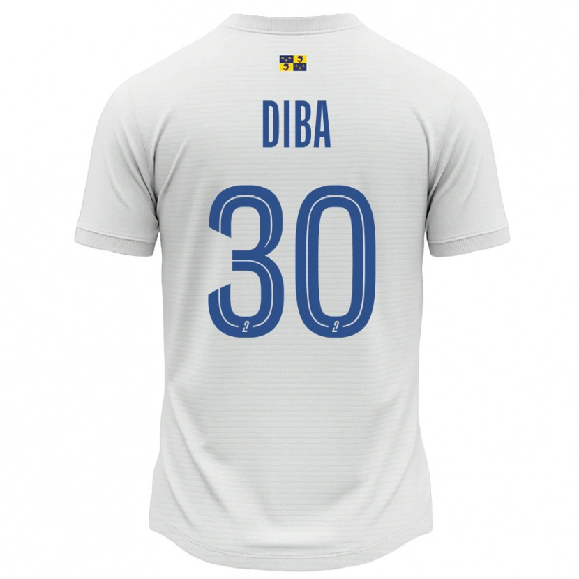 Danxen Herren Samba Diba #30 Weiß Blau Auswärtstrikot Trikot 2025/26 T-Shirt Österreich