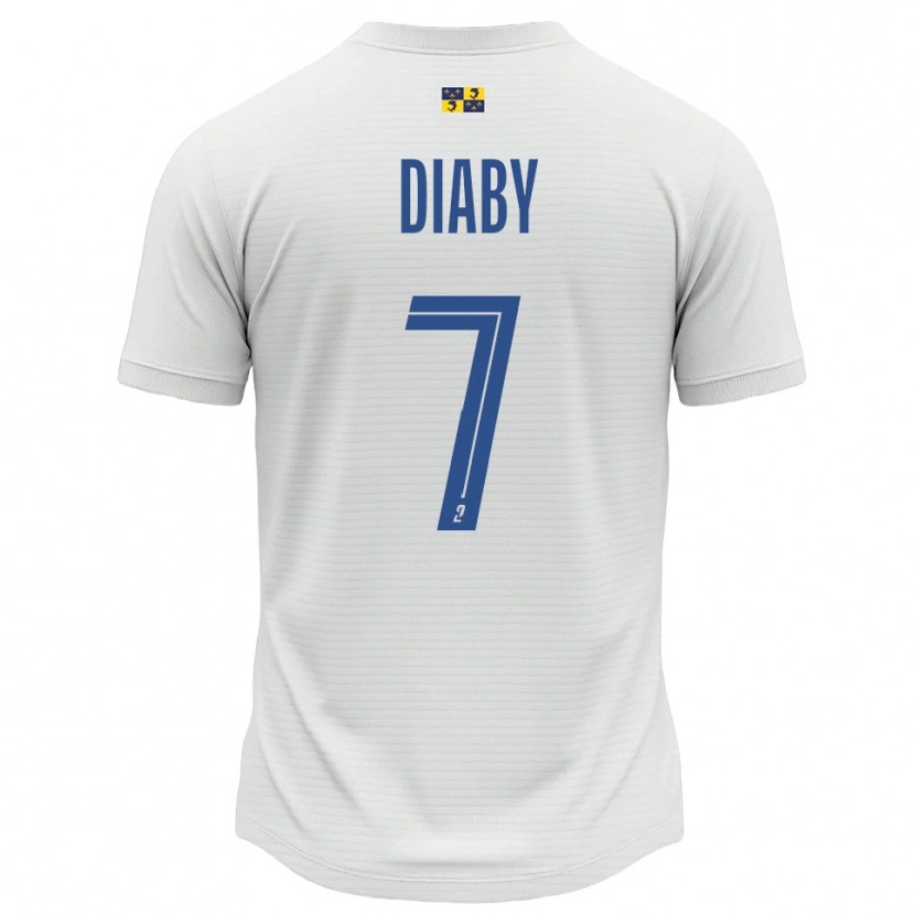 Danxen Herren Yadaly Diaby #7 Weiß Blau Auswärtstrikot Trikot 2025/26 T-Shirt Österreich