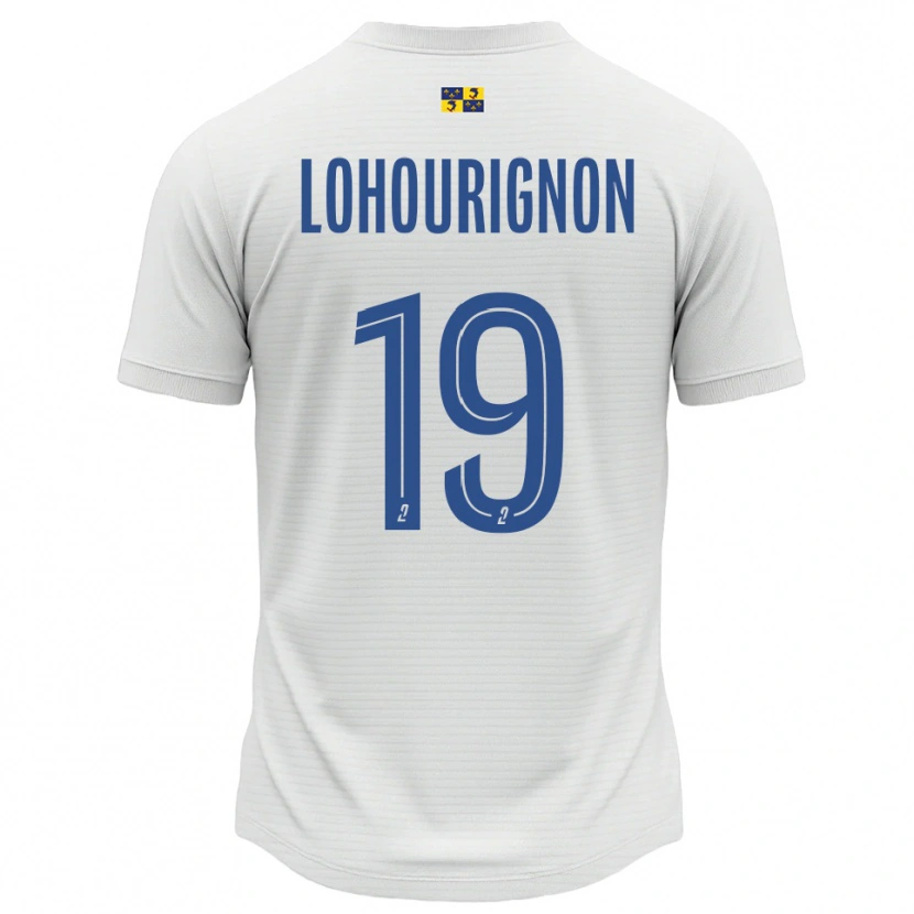 Danxen Herren Ndeye Lohourignon #19 Weiß Blau Auswärtstrikot Trikot 2025/26 T-Shirt Österreich