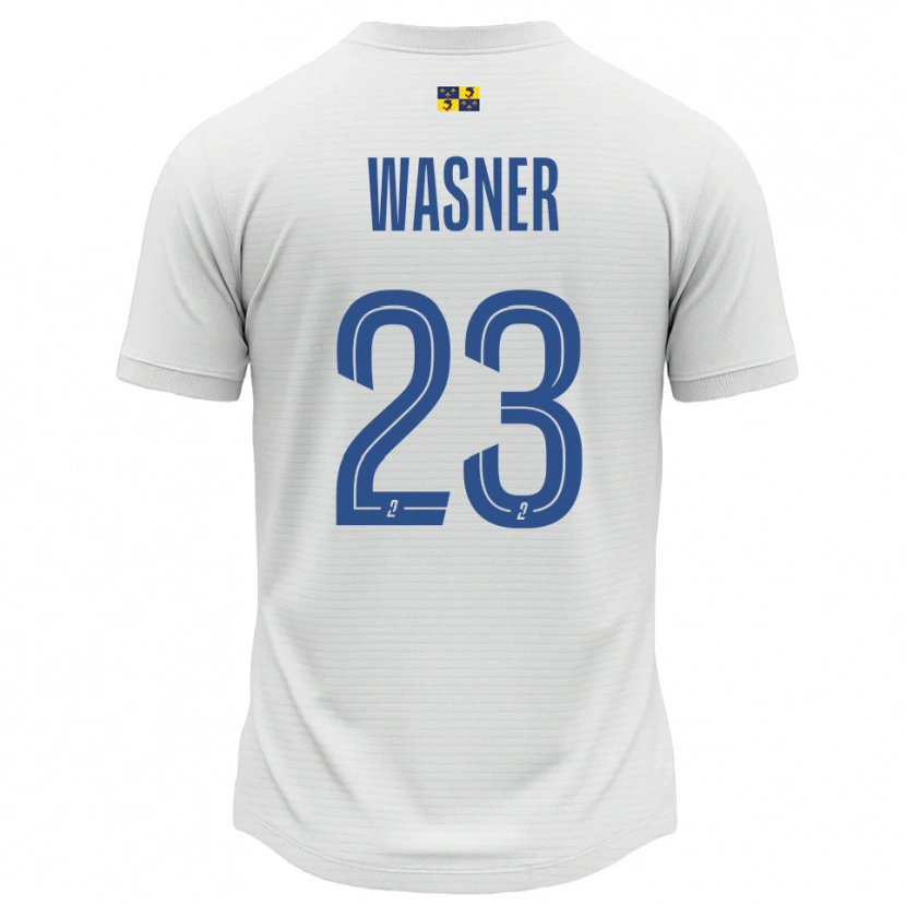 Danxen Herren Ophélie Wasner #23 Weiß Blau Auswärtstrikot Trikot 2025/26 T-Shirt Österreich