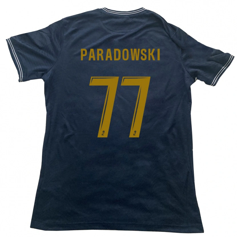 Danxen Herren Tao Paradowski #77 Marine Gold Auswärtstrikot Trikot 2025/26 T-Shirt Österreich