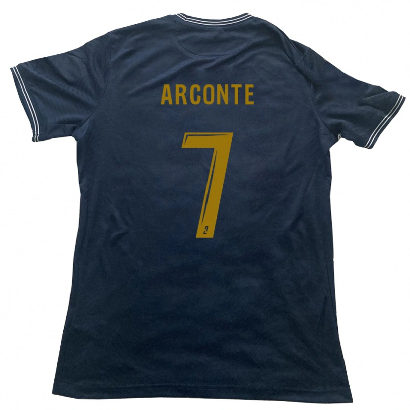 Danxen Herren Taïryk Arconte #7 Marine Gold Auswärtstrikot Trikot 2025/26 T-Shirt Österreich