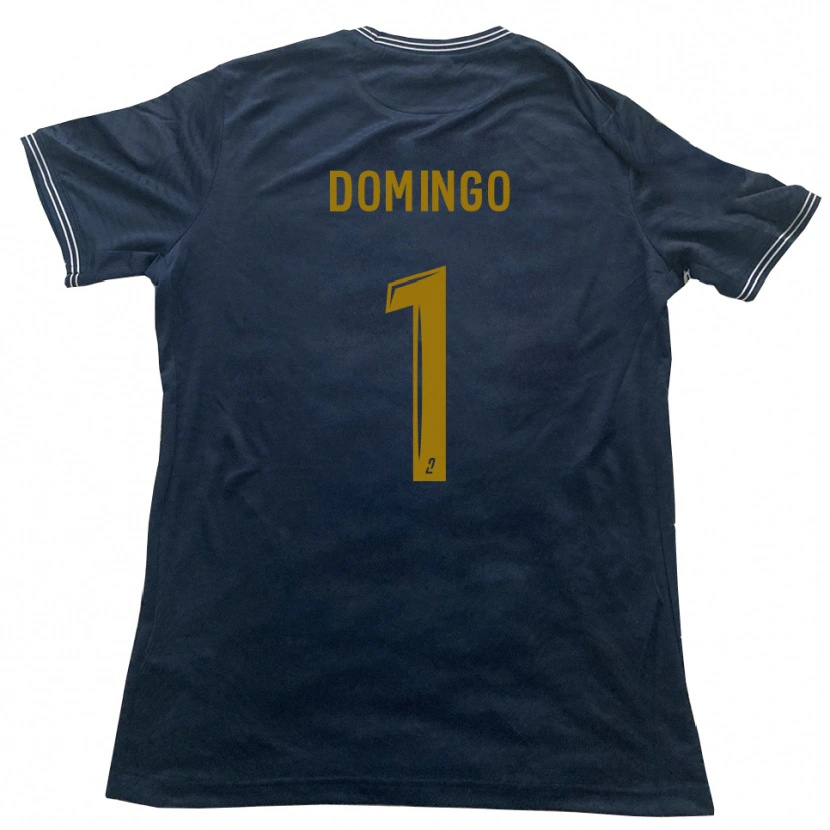 Danxen Herren Ismaël Domingo #1 Marine Gold Auswärtstrikot Trikot 2025/26 T-Shirt Österreich