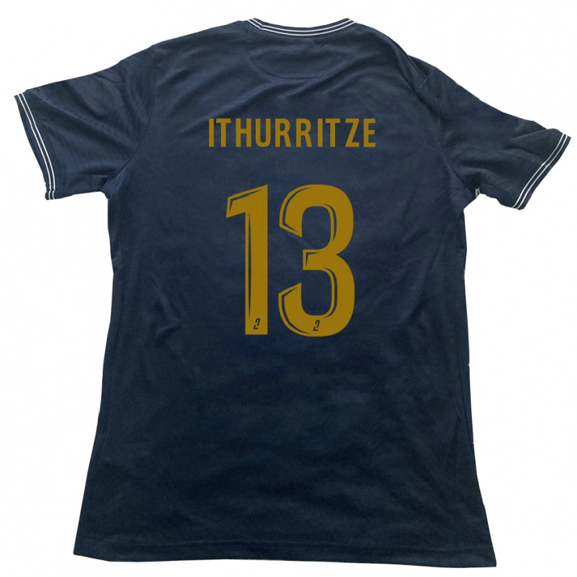 Danxen Herren Noah Ithurritze #13 Marine Gold Auswärtstrikot Trikot 2025/26 T-Shirt Österreich