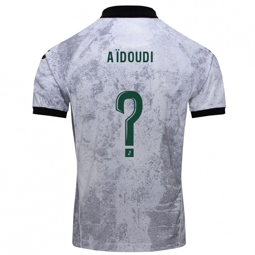 Danxen Herren Karim Aïdoudi #0 Weiß Schwarz Auswärtstrikot Trikot 2025/26 T-Shirt Österreich