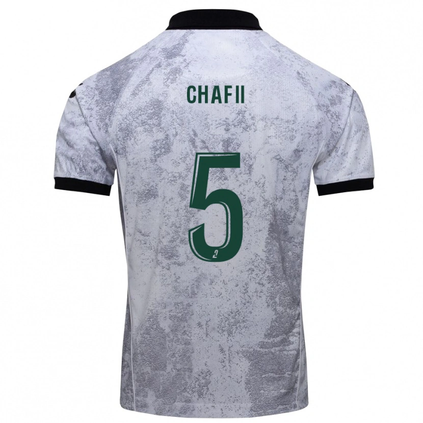 Danxen Herren Mehdi Chafii #5 Weiß Schwarz Auswärtstrikot Trikot 2025/26 T-Shirt Österreich
