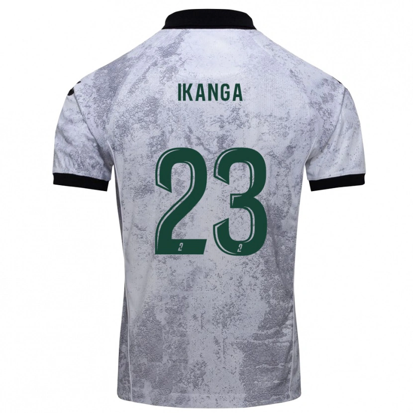 Danxen Herren Jovany Ikanga #23 Weiß Schwarz Auswärtstrikot Trikot 2025/26 T-Shirt Österreich