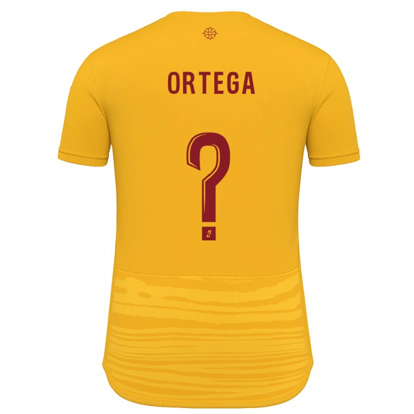 Danxen Herren Alexis Ortega #0 Orange Burgunder Auswärtstrikot Trikot 2025/26 T-Shirt Österreich