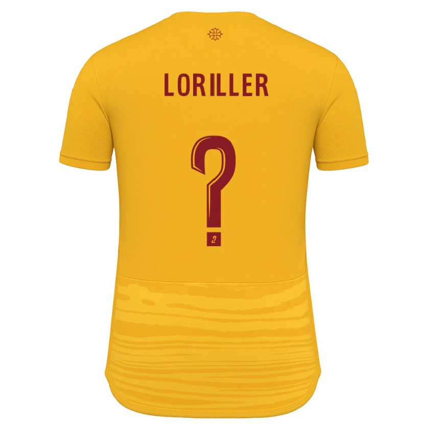 Danxen Herren Anthonin Loriller #0 Orange Burgunder Auswärtstrikot Trikot 2025/26 T-Shirt Österreich