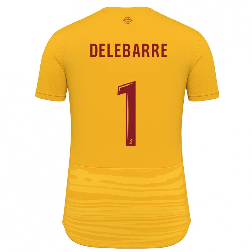 Danxen Herren Mathis Delebarre #1 Orange Burgunder Auswärtstrikot Trikot 2025/26 T-Shirt Österreich