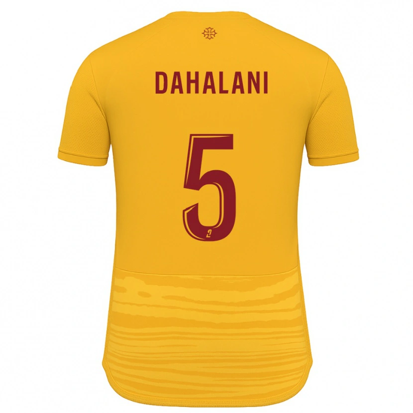 Danxen Herren Yanis Dahalani #5 Orange Burgunder Auswärtstrikot Trikot 2025/26 T-Shirt Österreich