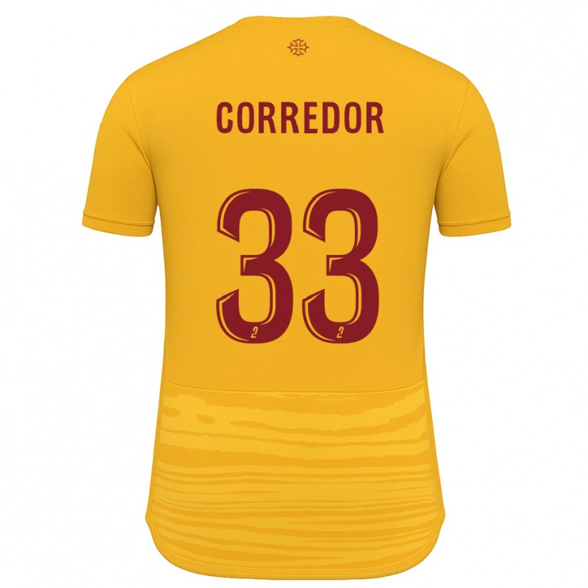 Danxen Herren Morgan Corredor #33 Orange Burgunder Auswärtstrikot Trikot 2025/26 T-Shirt Österreich