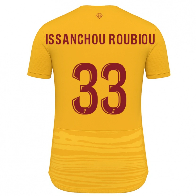 Danxen Herren Corentin Issanchou Roubiou #33 Orange Burgunder Auswärtstrikot Trikot 2025/26 T-Shirt Österreich