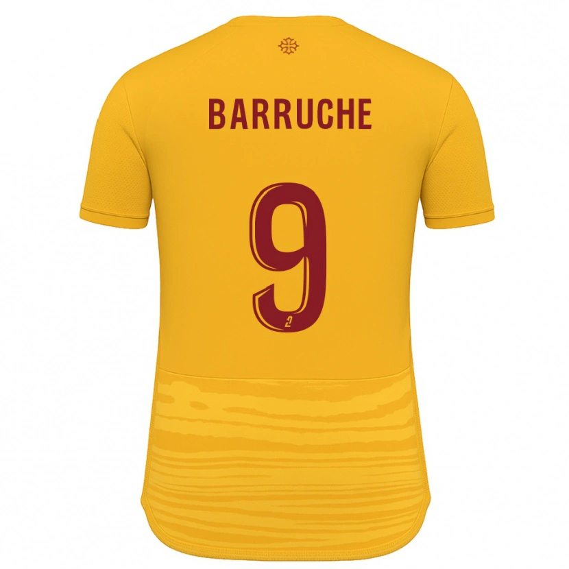 Danxen Herren Théo Barruche #9 Orange Burgunder Auswärtstrikot Trikot 2025/26 T-Shirt Österreich