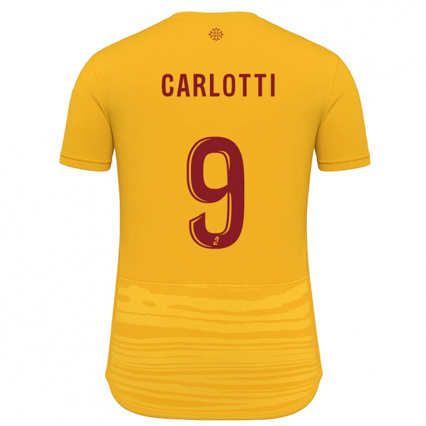Danxen Herren Fabio Carlotti #9 Orange Burgunder Auswärtstrikot Trikot 2025/26 T-Shirt Österreich