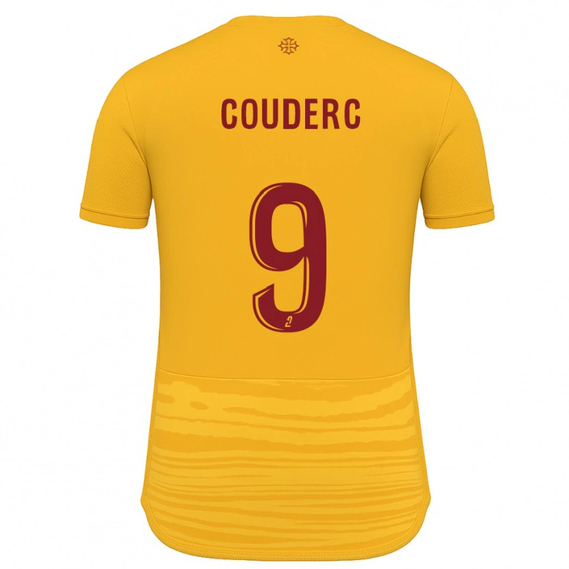 Danxen Herren Enzo Couderc #9 Orange Burgunder Auswärtstrikot Trikot 2025/26 T-Shirt Österreich