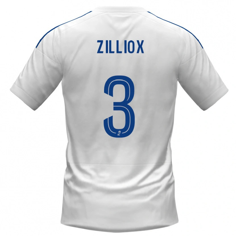 Danxen Herren Noah Zilliox #3 Weiß Blau Auswärtstrikot Trikot 2025/26 T-Shirt Österreich