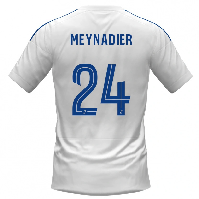 Danxen Herren Tom Meynadier #24 Weiß Blau Auswärtstrikot Trikot 2025/26 T-Shirt Österreich