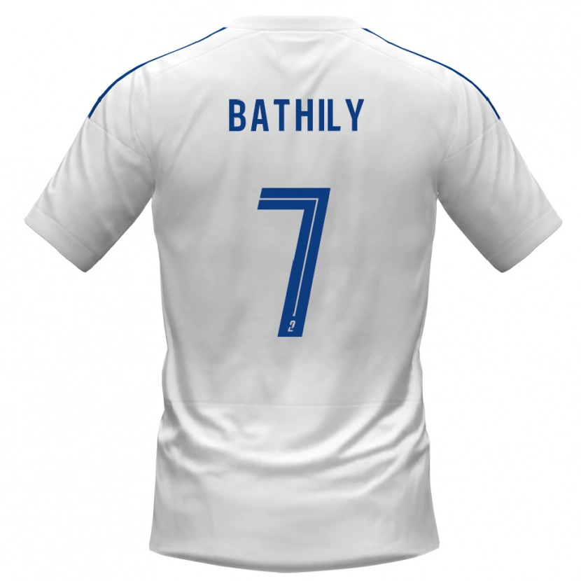 Danxen Herren Yahya Bathily #7 Weiß Blau Auswärtstrikot Trikot 2025/26 T-Shirt Österreich