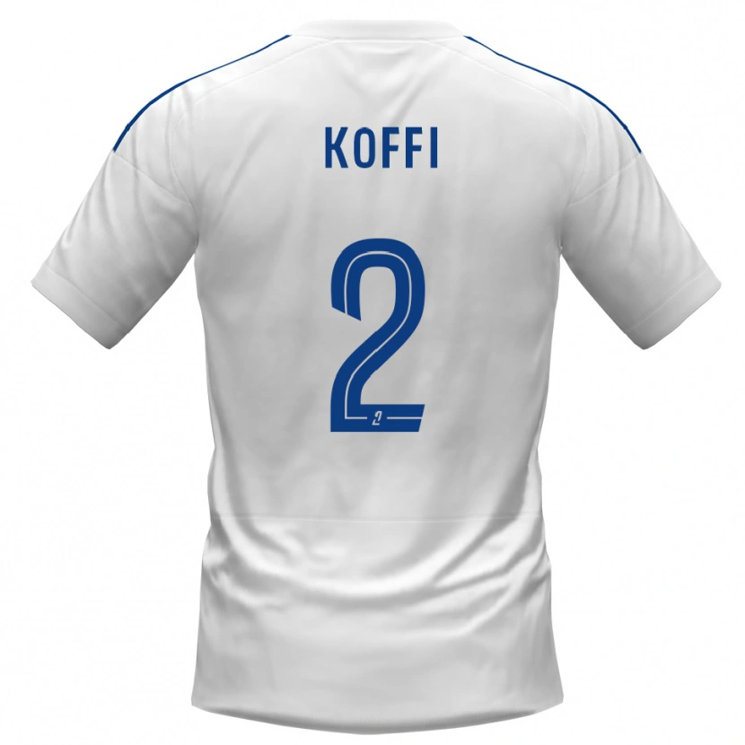 Danxen Herren Jean Koffi #2 Weiß Blau Auswärtstrikot Trikot 2025/26 T-Shirt Österreich