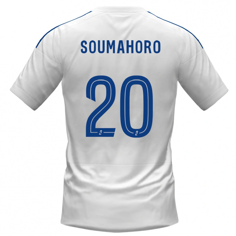 Danxen Herren Mamadou Soumahoro #20 Weiß Blau Auswärtstrikot Trikot 2025/26 T-Shirt Österreich