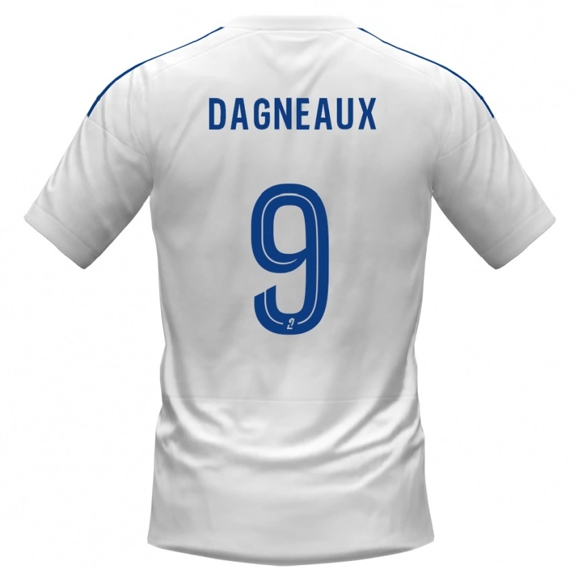 Danxen Herren Charlie Dagneaux #9 Weiß Blau Auswärtstrikot Trikot 2025/26 T-Shirt Österreich