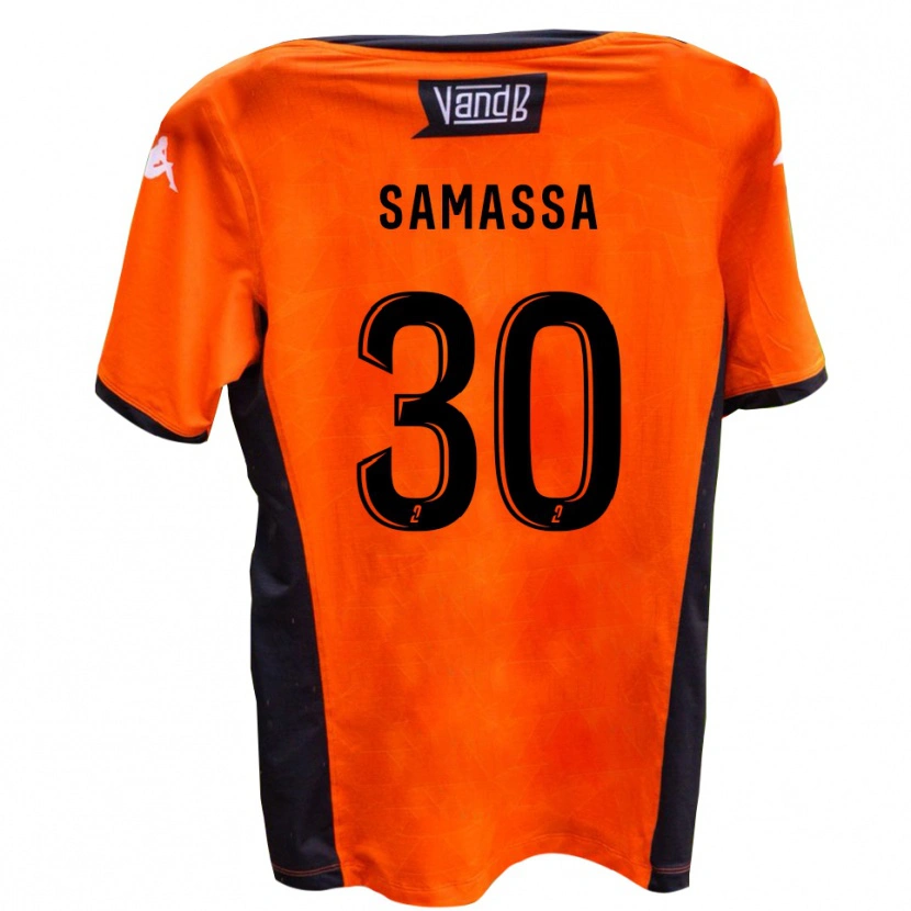 Danxen Herren Mamadou Samassa #30 Weiß Schwarz Auswärtstrikot Trikot 2025/26 T-Shirt Österreich