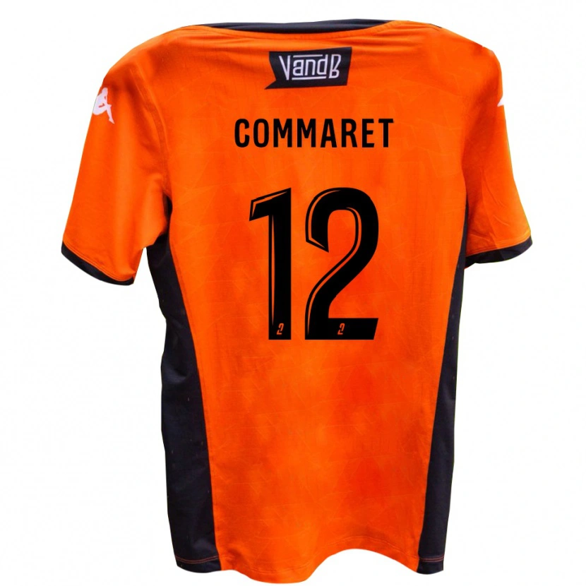 Danxen Herren Mattéo Commaret #12 Weiß Schwarz Auswärtstrikot Trikot 2025/26 T-Shirt Österreich